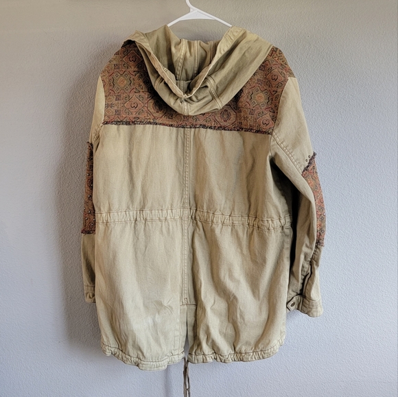 Free People 1970 Patch Studded Boho Jacket - Picture 4 of 11